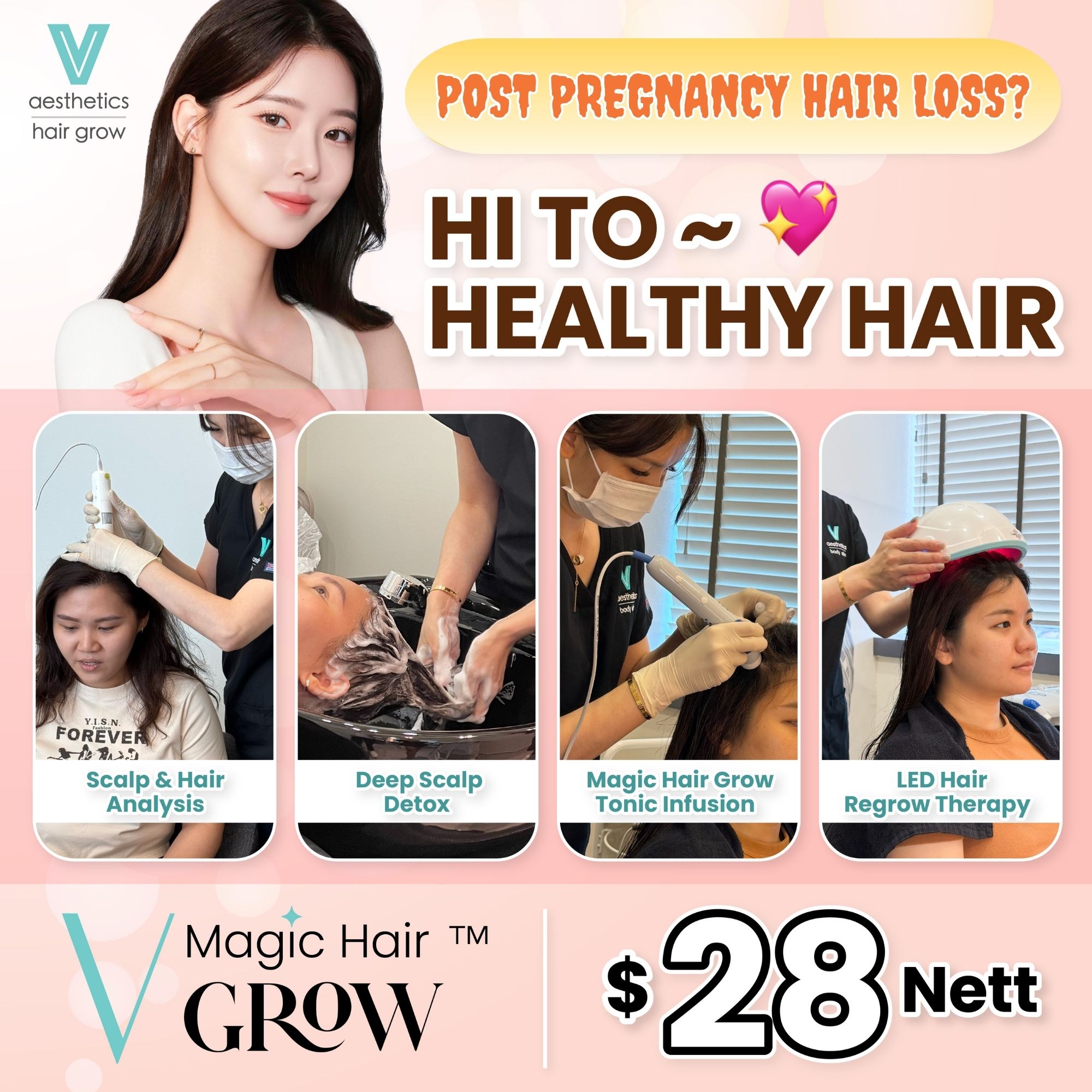 Post Partum Hair Loss Landing Page